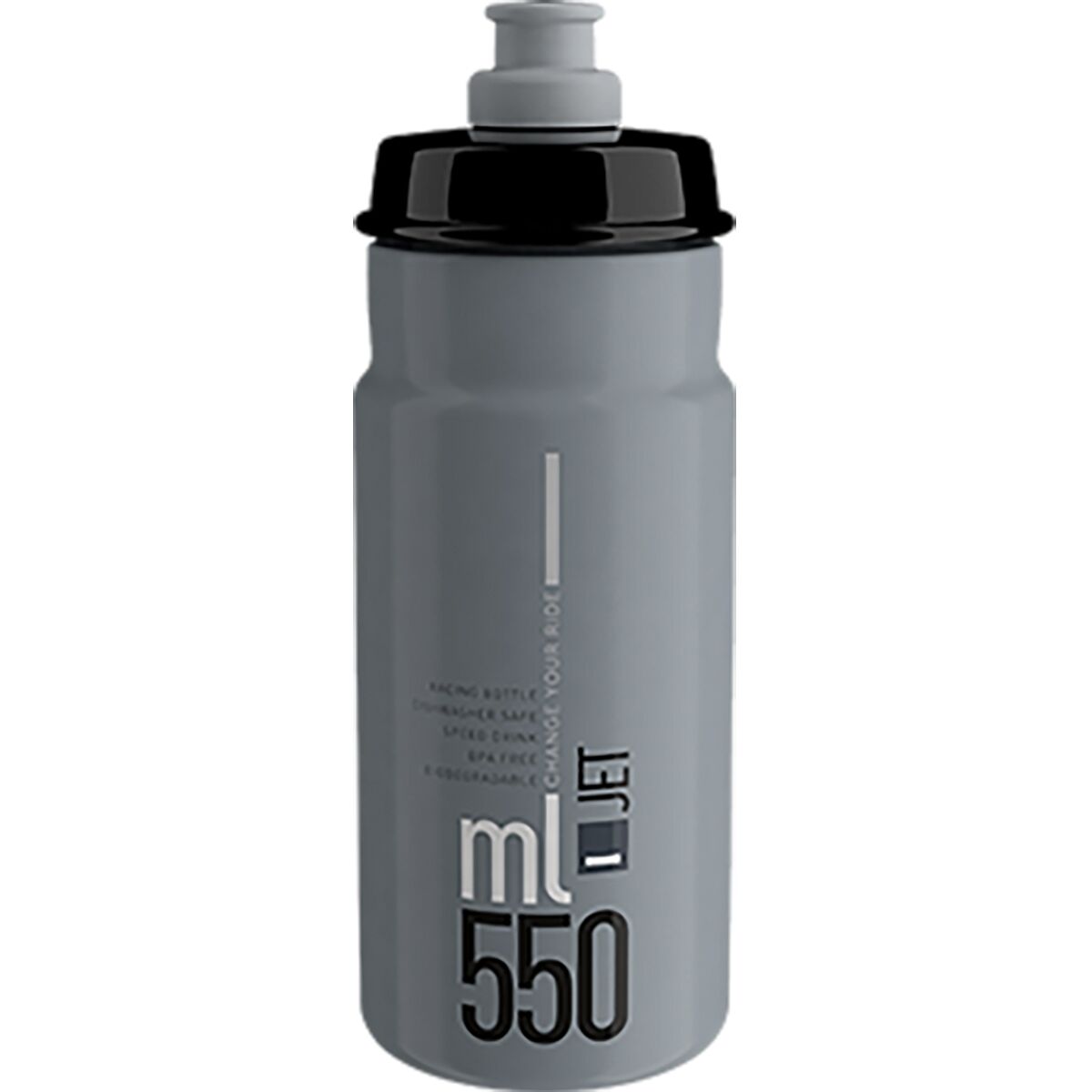Elite Elite Jet Biodegradable Water Bottle Clear/Red, 550ml