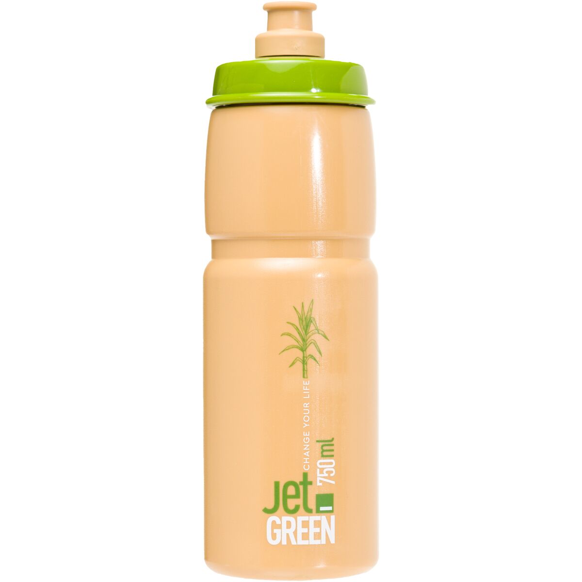 Elite Jet Green Water Bottle Brown/White, 550ml