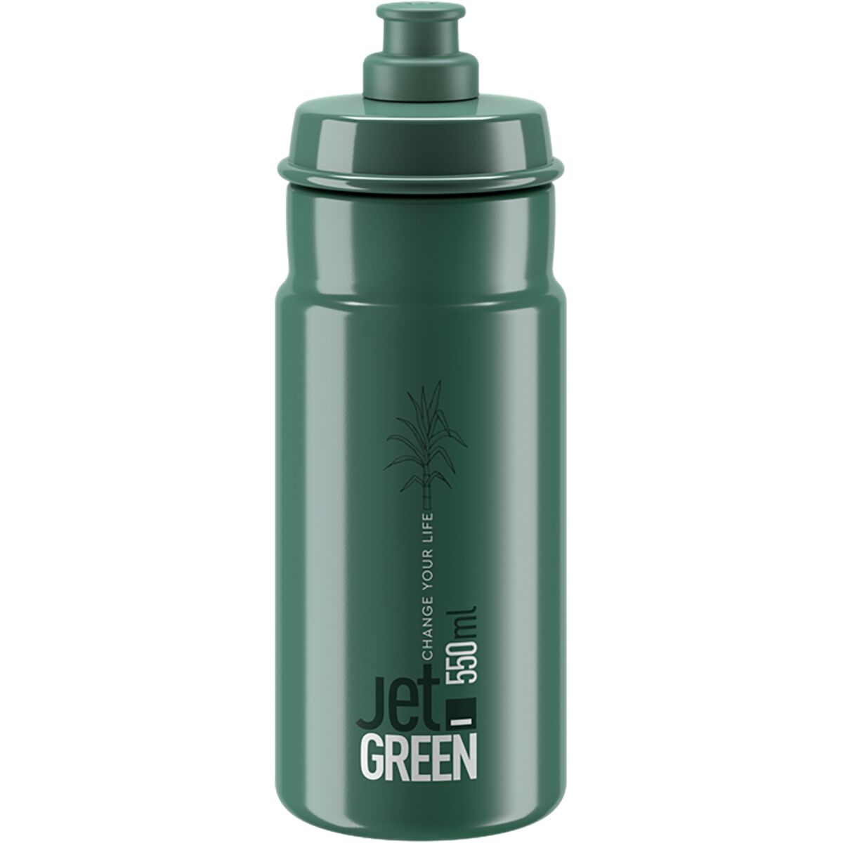 Elite Elite Jet Green Water Bottle Dark Green/White, 750ml