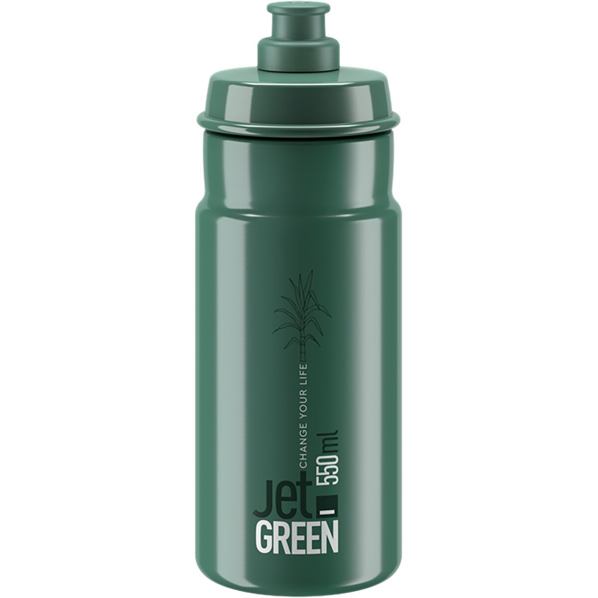 Elite Elite Jet Green Water Bottle Dark Green/White, 550ml