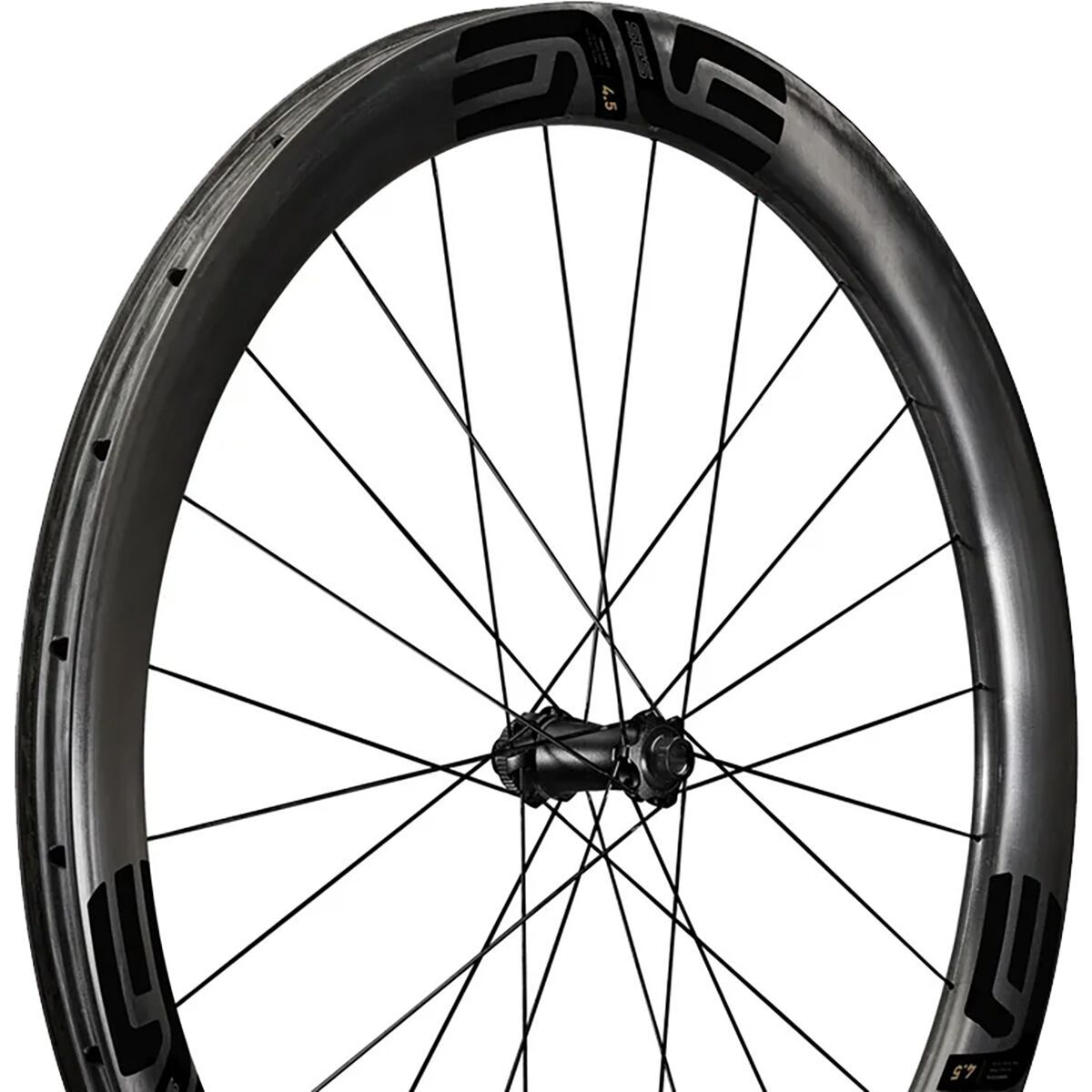 ENVE SES 4.5 TDF Disc Wheel - Limited Edition Black, Front, 12x100