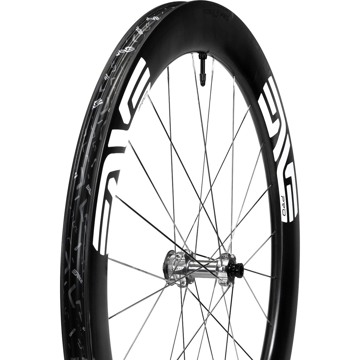 ENVE SES 6.7 PRO Wheel Front, Black/White, One Size