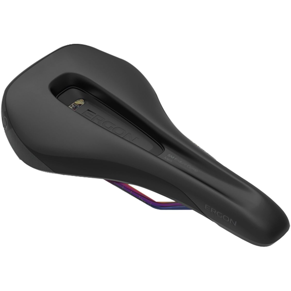 Ergon SM Enduro Comp Saddle - Men's Stealth/Oil Slick, Small/Medium