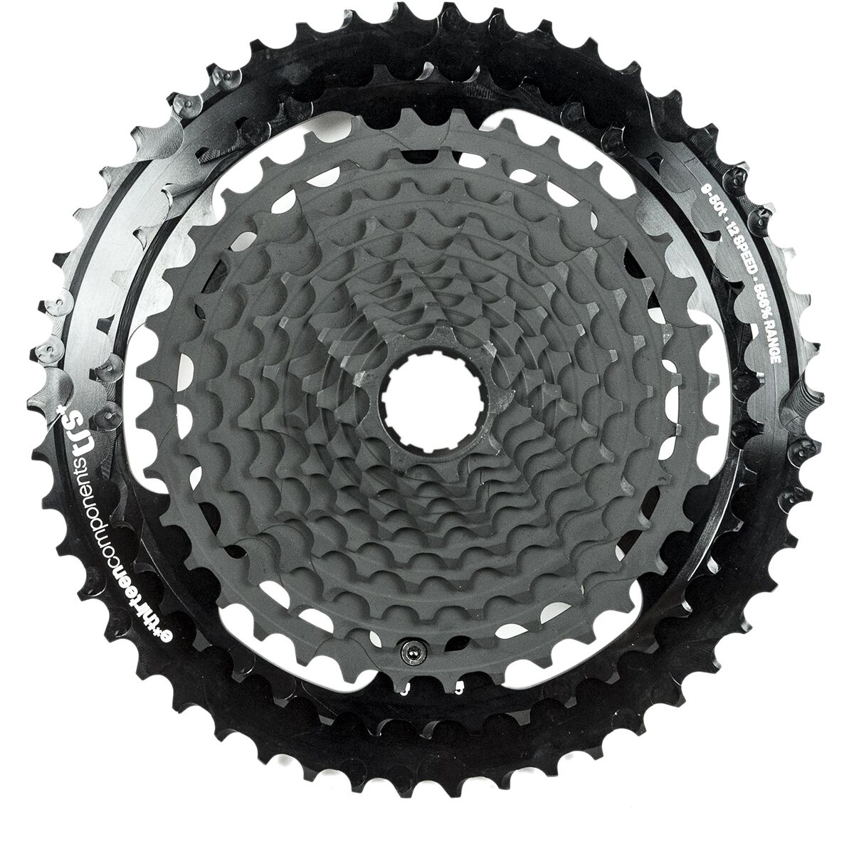 E*Thirteen Components e*thirteen components TRS Plus 12-Speed Cassette Black, 9-46t