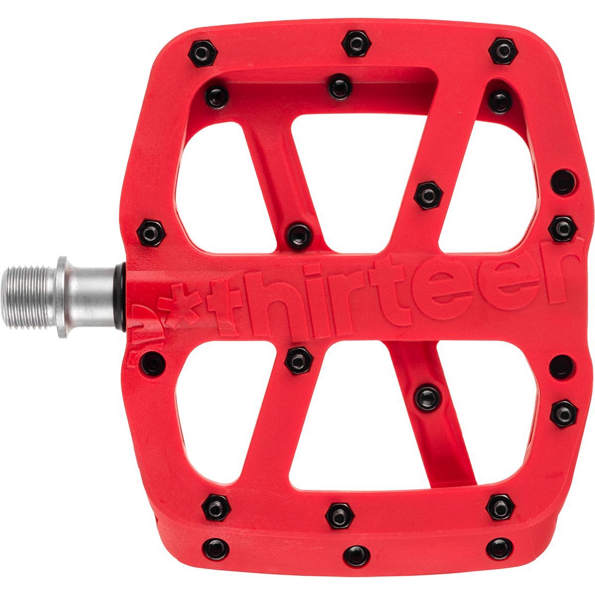 e*thirteen components e*thirteen components Base Flat Pedals Red, Set