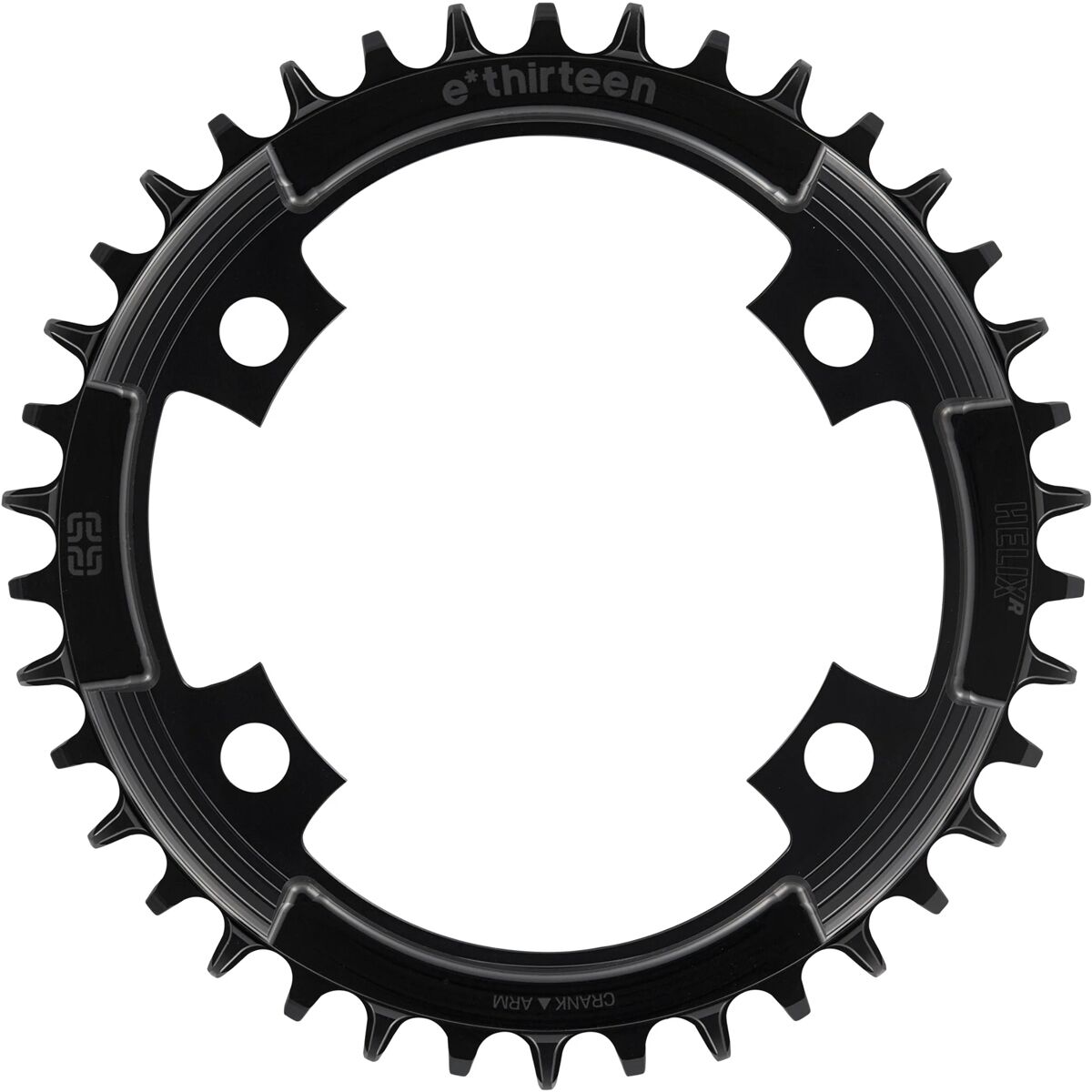 e*thirteen components Helix Race 107BCD Chainring Black, 40t