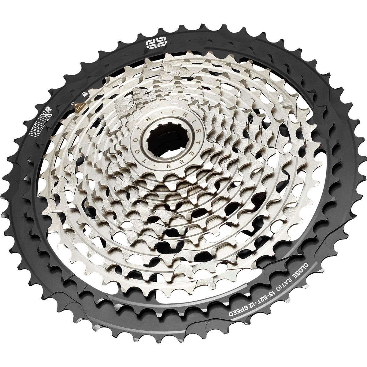 e*thirteen components Helix Race 13-52t 12-Speed Cassette Black, 13-52t