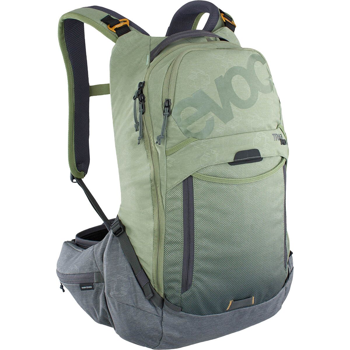 Evoc Trail Pro 16L Protector Backpack Light Olive/Carbon Grey, S/M