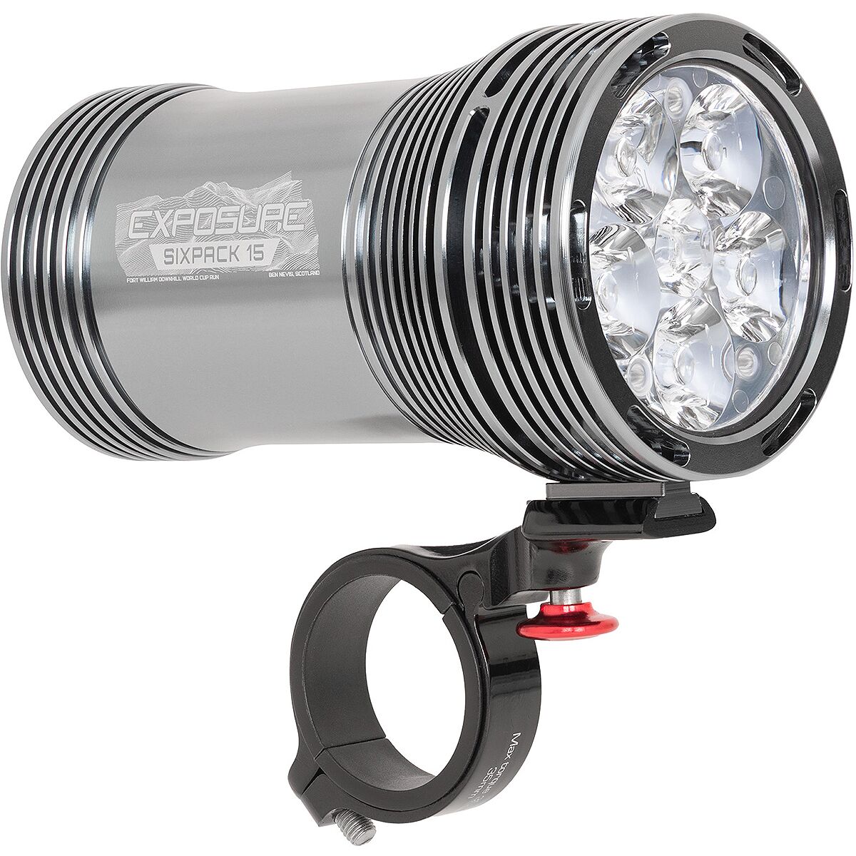 Exposure Exposure Six Pack 15 Headlight Gunmetal Black, One Size