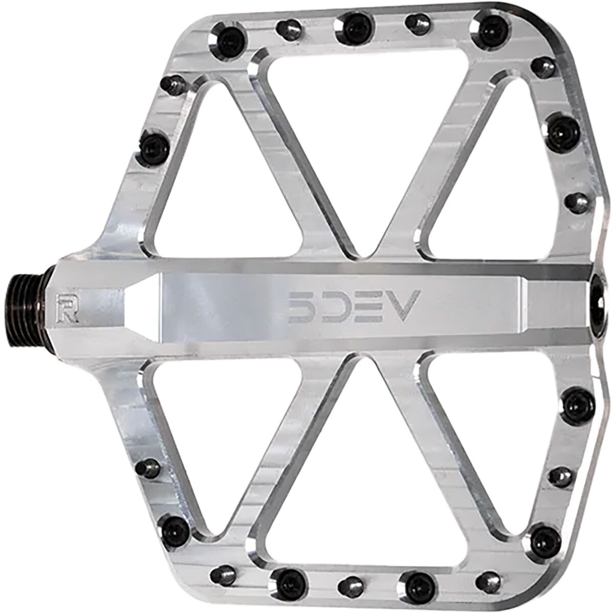 5DEV All Around Pedal Raw/Clear, One Size