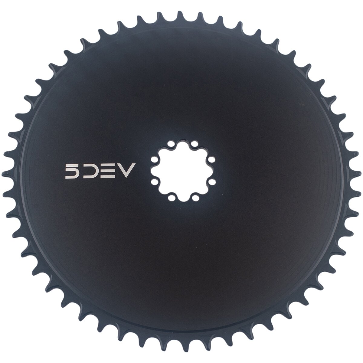 5Dev 5DEV Aluminum Aero Road Chainring Black, 52t
