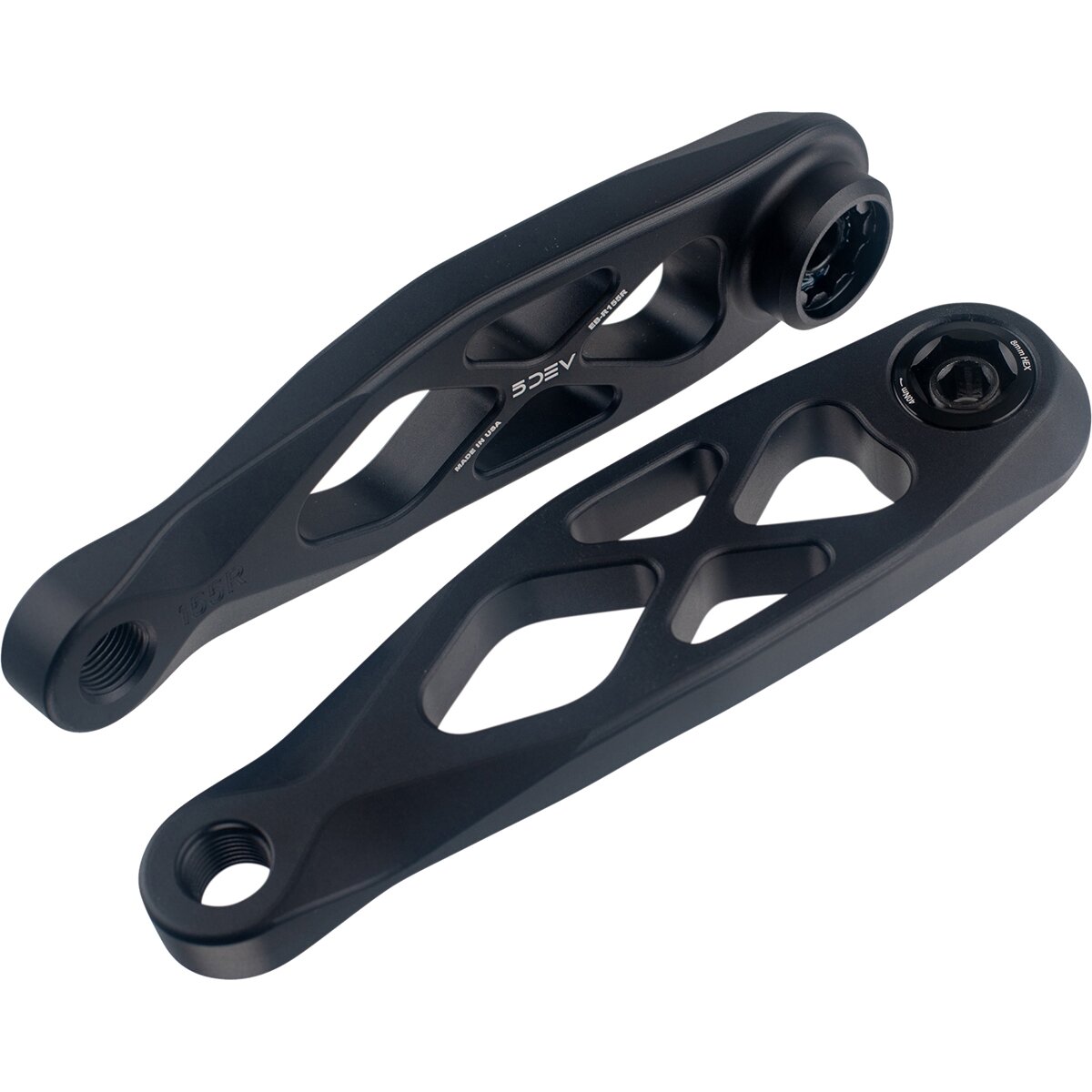 5Dev 5DEV R-Spec Bosch E-Bike Crank Arms Black, 155mm
