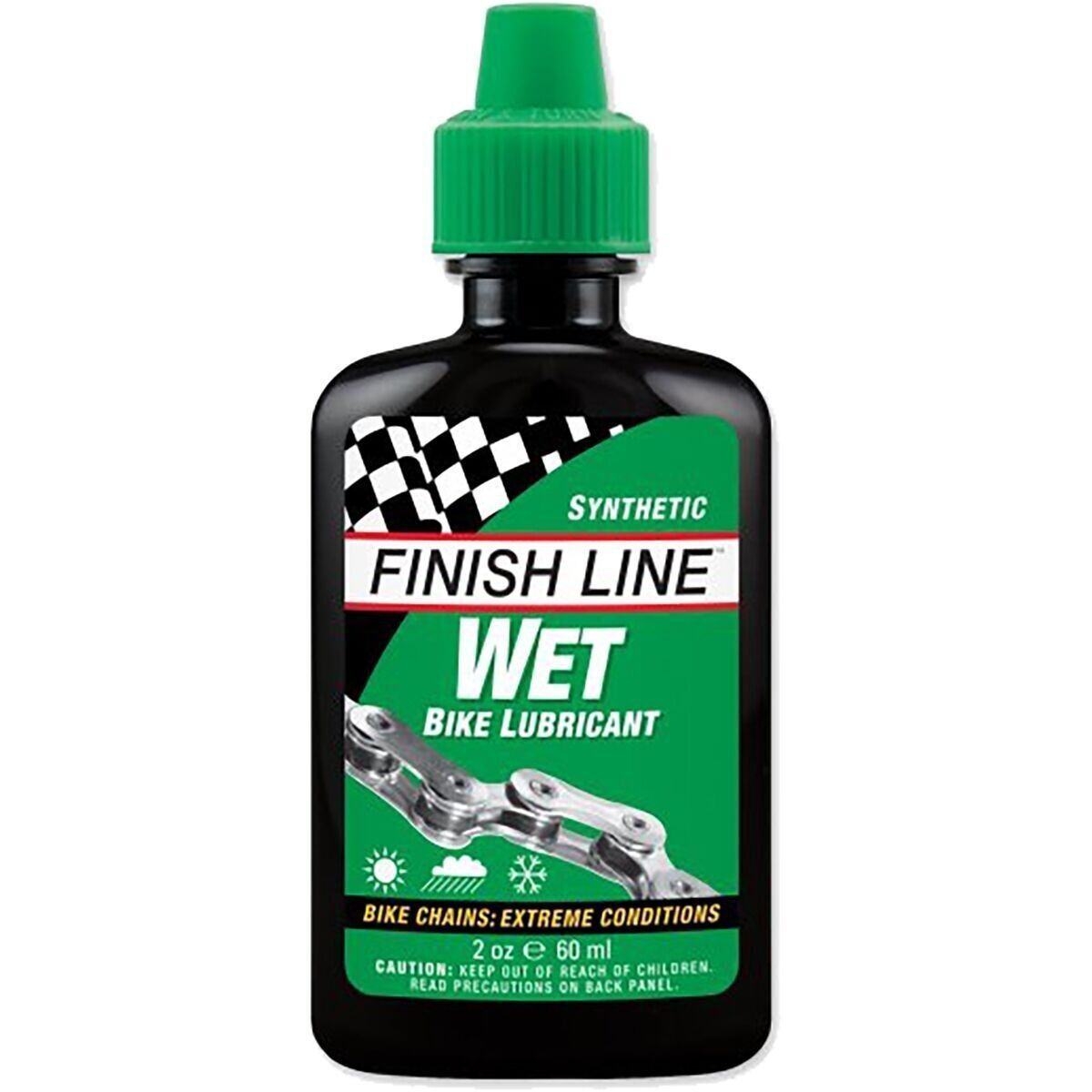 Finish Line Wet Lube Squeeze Bottle, 2oz