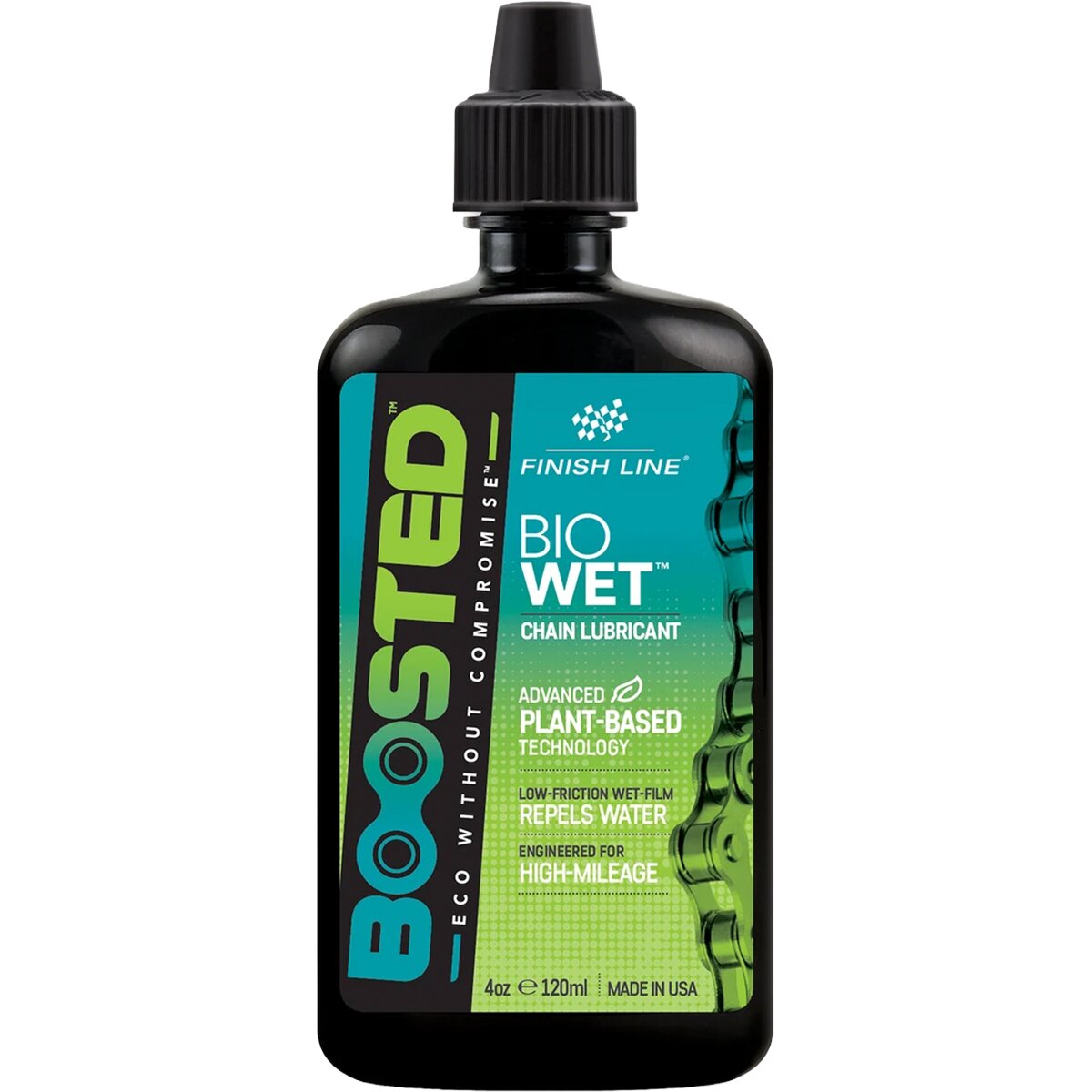 Finish Line Finish Line Boosted Bio Wet Chain Lubricant Drip, 4oz - $14.99 at Competitive Cyclist