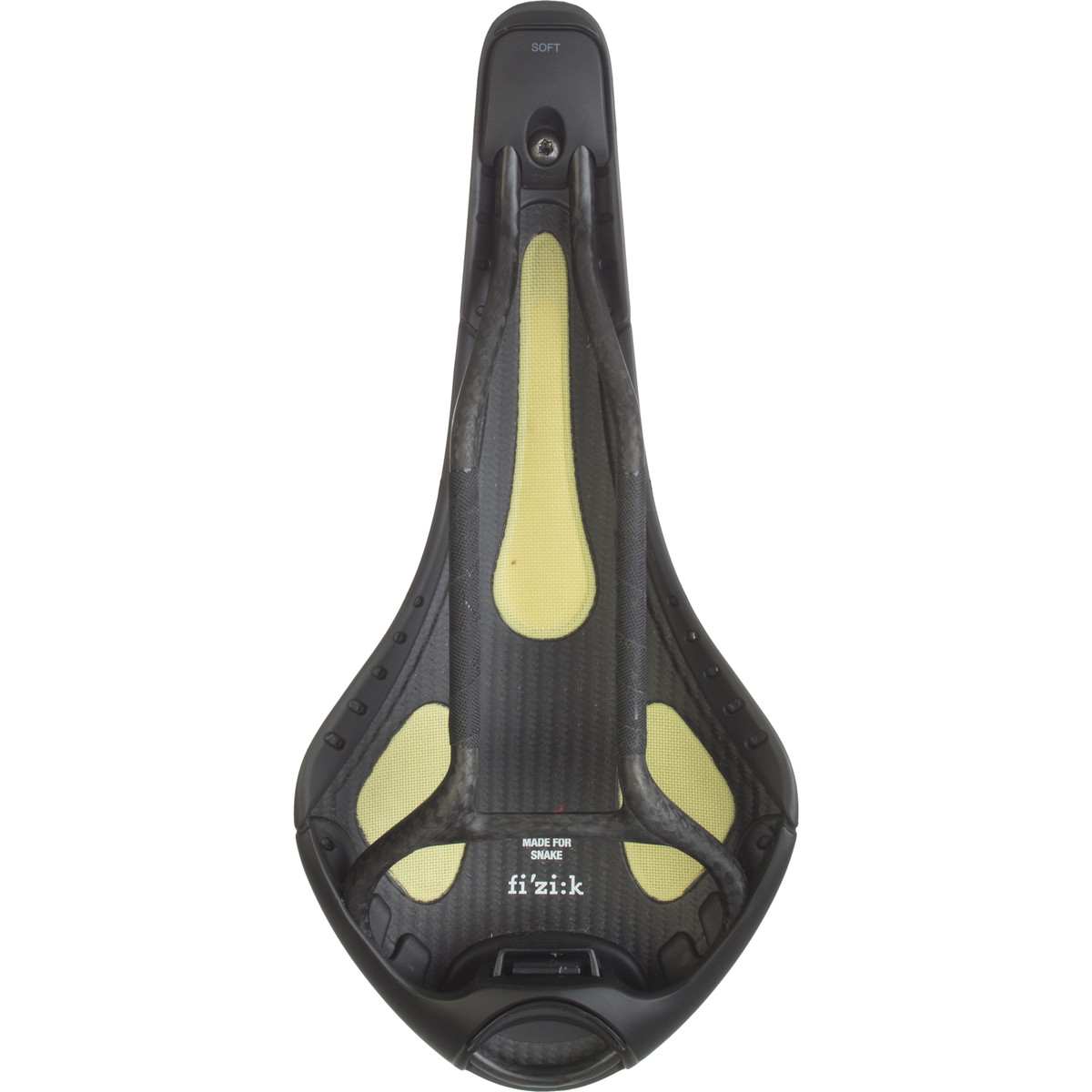 Fi'zi:k Kurve Snake Saddle - 7x9 Carbon Mobius Rails - Components