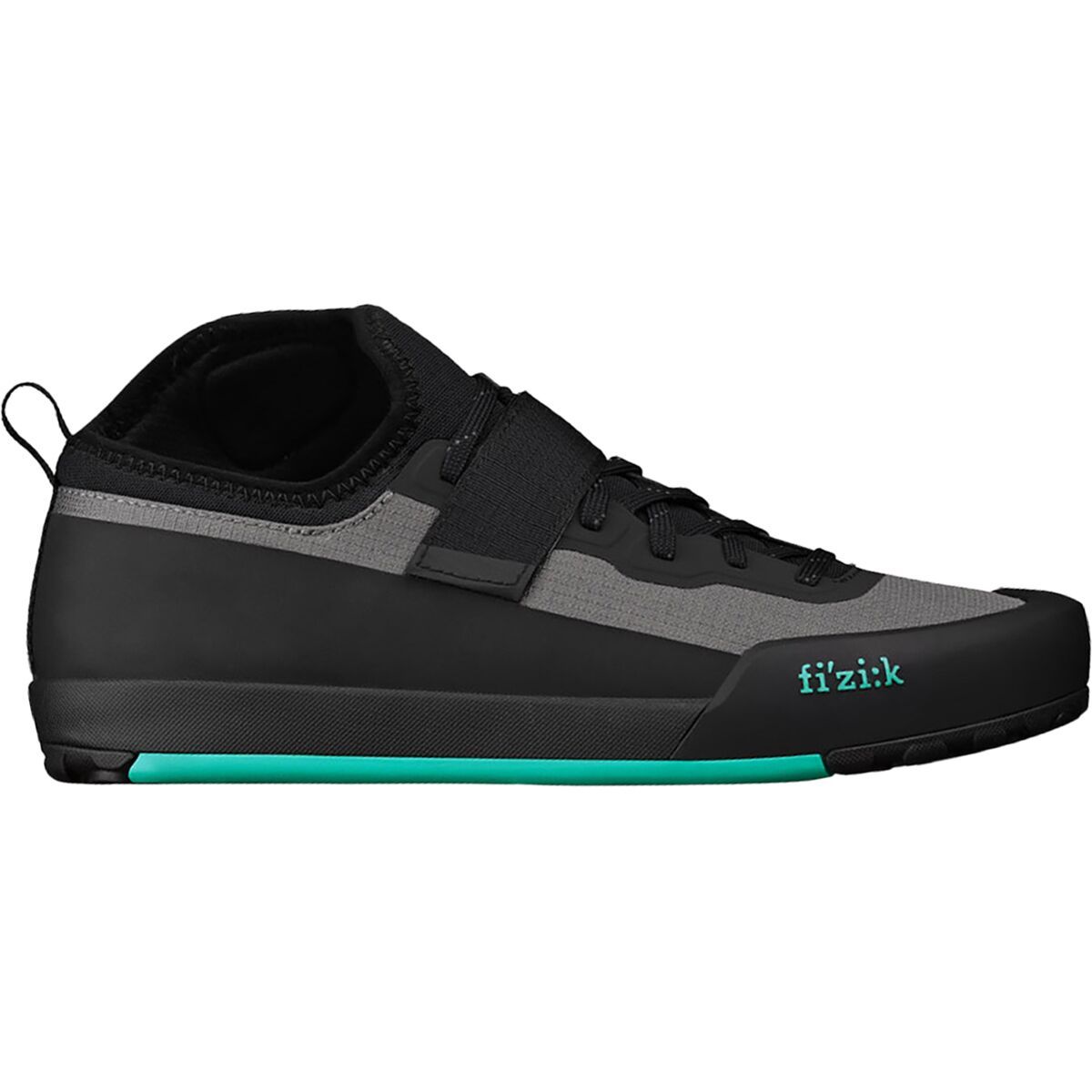 Fi'zi:k Gravita Tensor Flat Pedal Shoe Gray/Aqua Marine, 43.0 - Men's