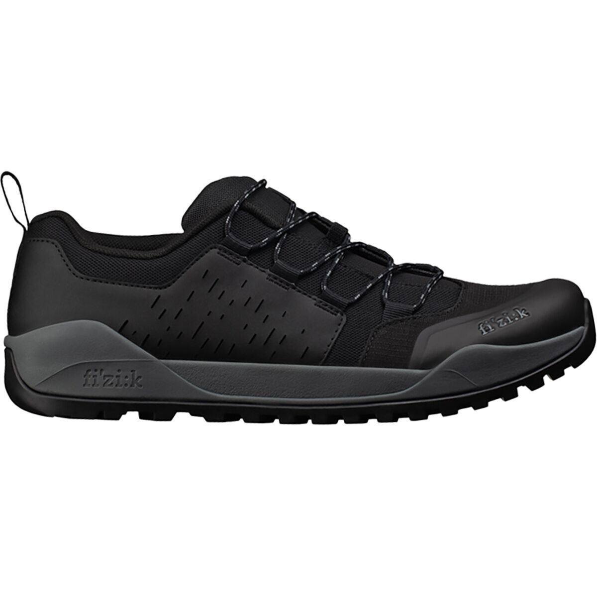 Fi'zi:K Fi'zi:k Terra Ergolace X2 Flat Pedal Shoe Black/Black, 43.5 - Men's