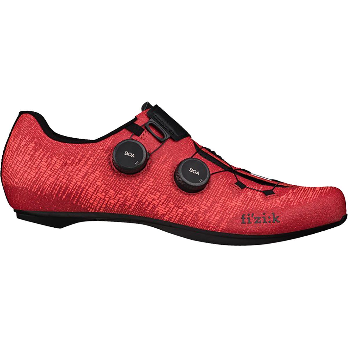 Fi'zi:k Vento Infinito Knit Carbon 2 Cycling Shoe Coral/Black, 42.0