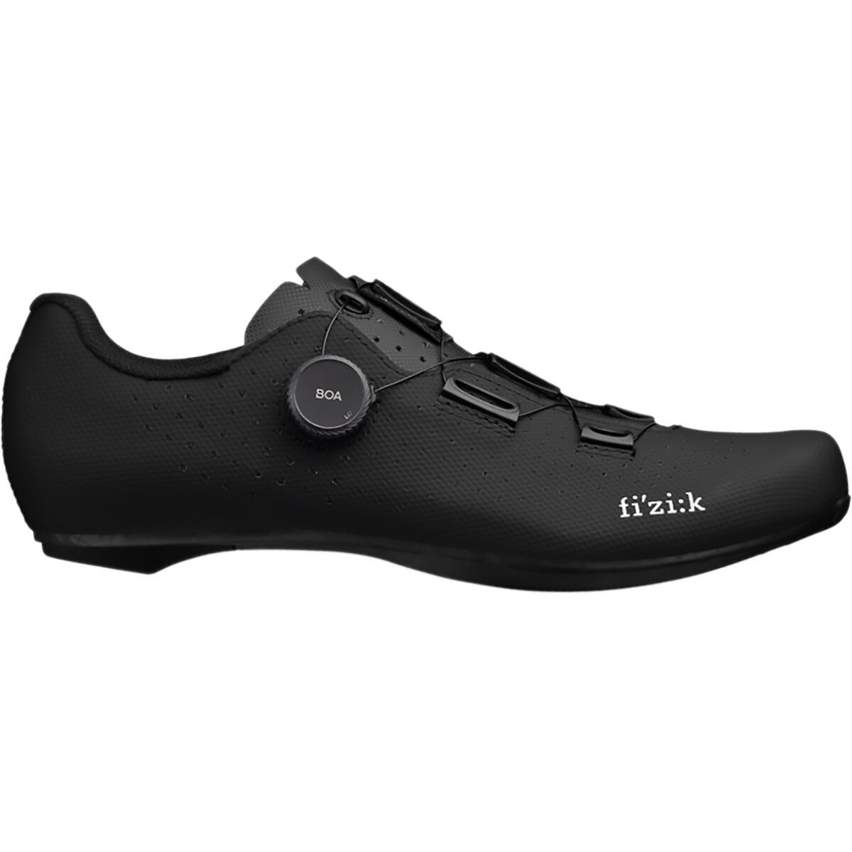 Fi'zi:K Fi'zi:k Tempo Decos Carbon Cycling Shoe - Wide Black, 41.5