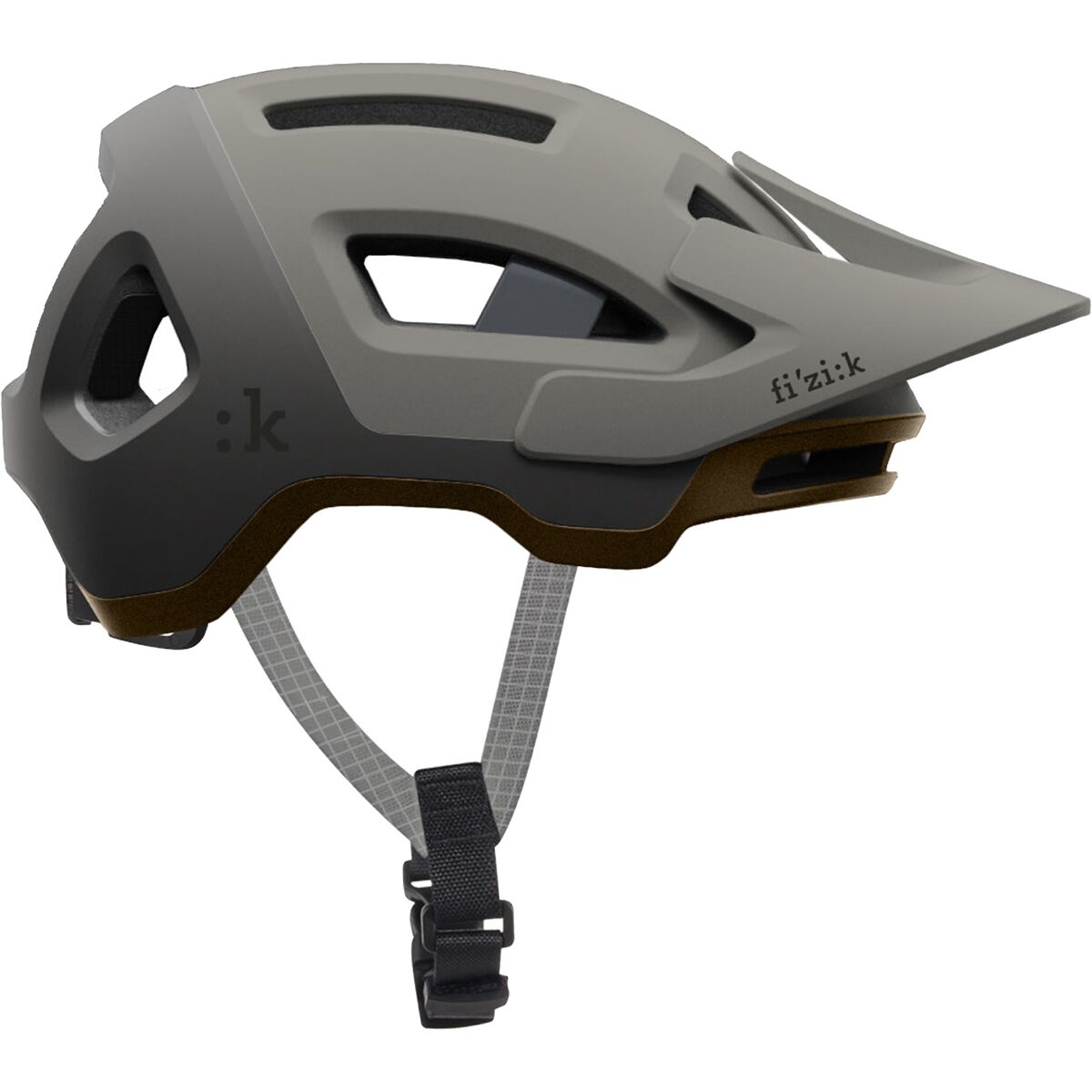 Fi'zi:K Fi'zi:k Kassis CPSC Helmet + Light Mud/Sand, L