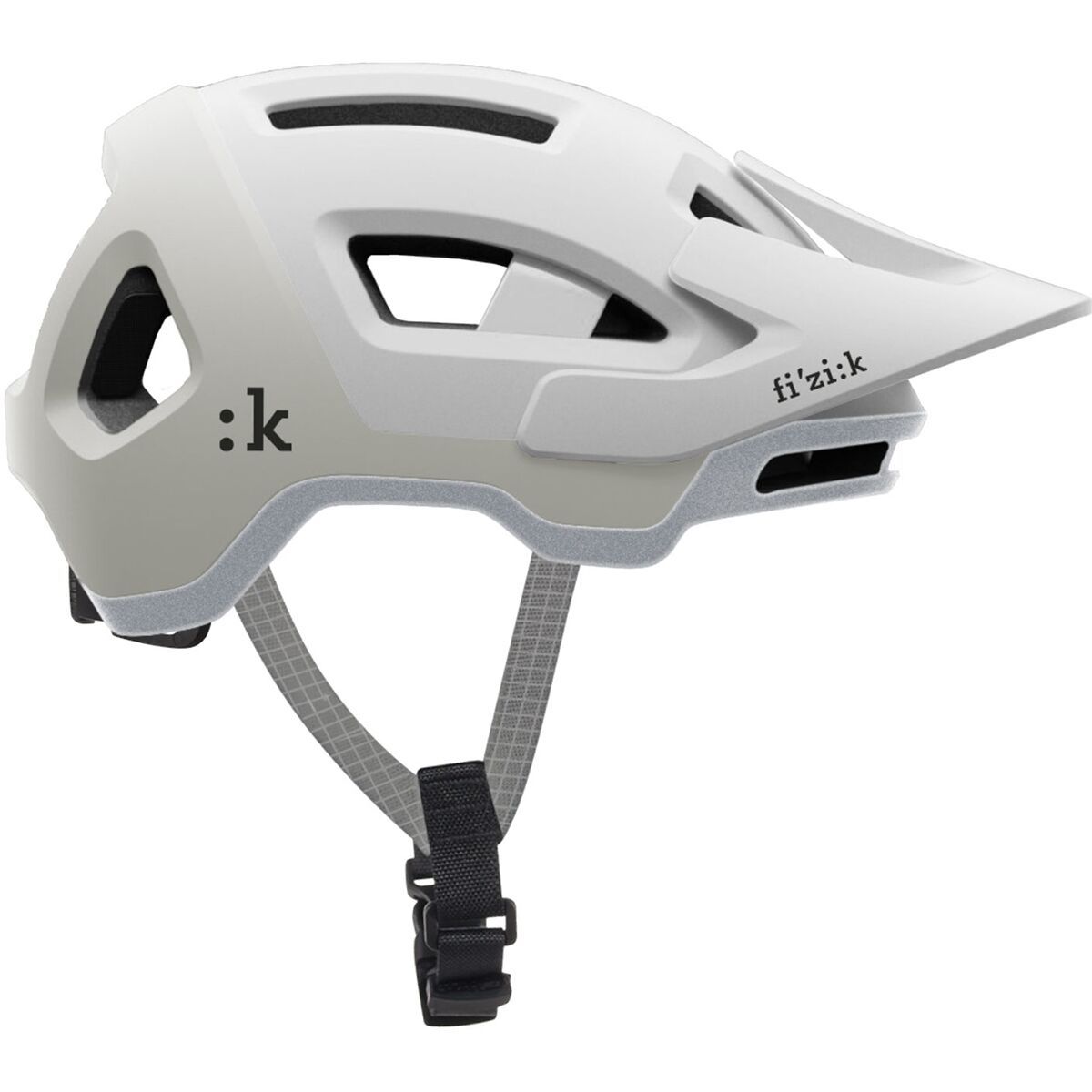 Fi'zi:K Fi'zi:k Kassis CPSC Helmet + Light White, M