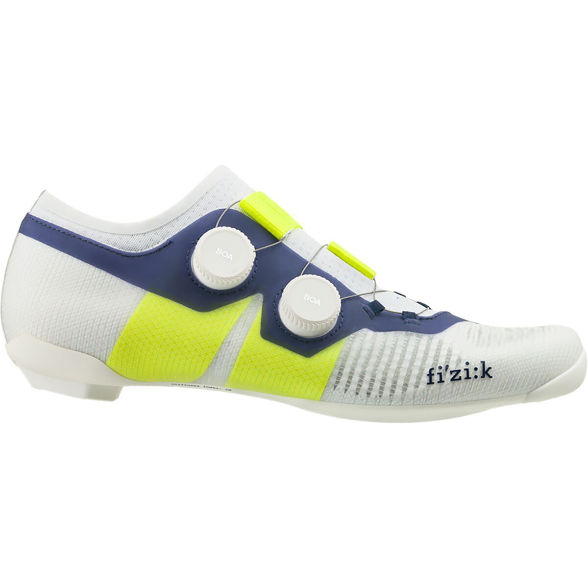 Fi'zi:k Vega Carbon Cycling Shoe White/Yellow, 40.0