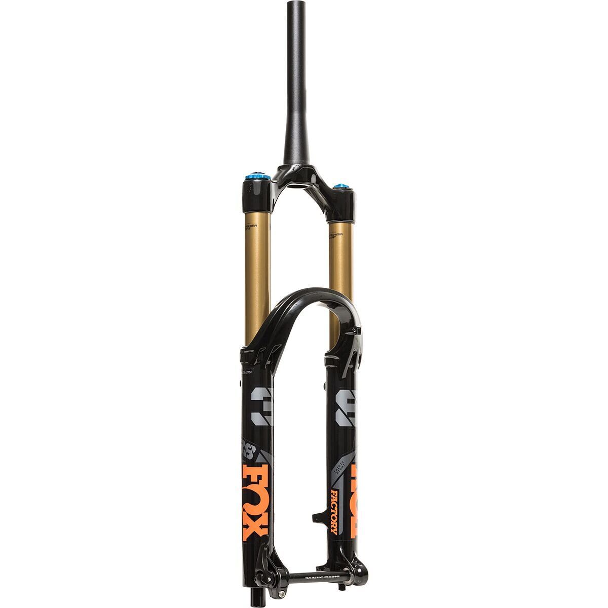 Fox Racing Shox FOX Racing Shox 38 Float 27.5 Grip 2 Factory Boost Fork Shiny Black, MTN QR, 180mm, 44mm Rake