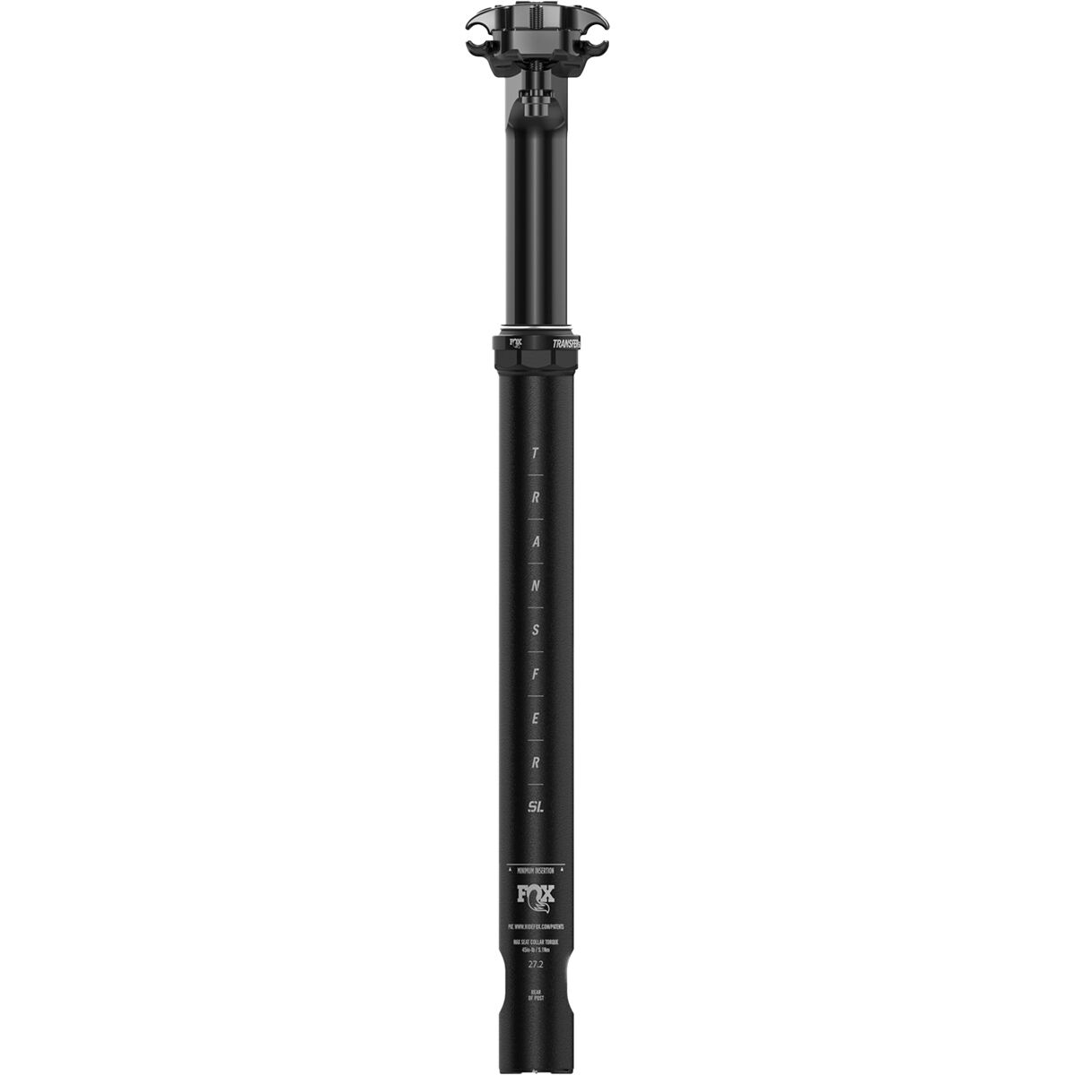 FOX Racing Shox Transfer SL Performance Elite Dropper Seatpost - 2023 Black, 31.6x125mm Travel