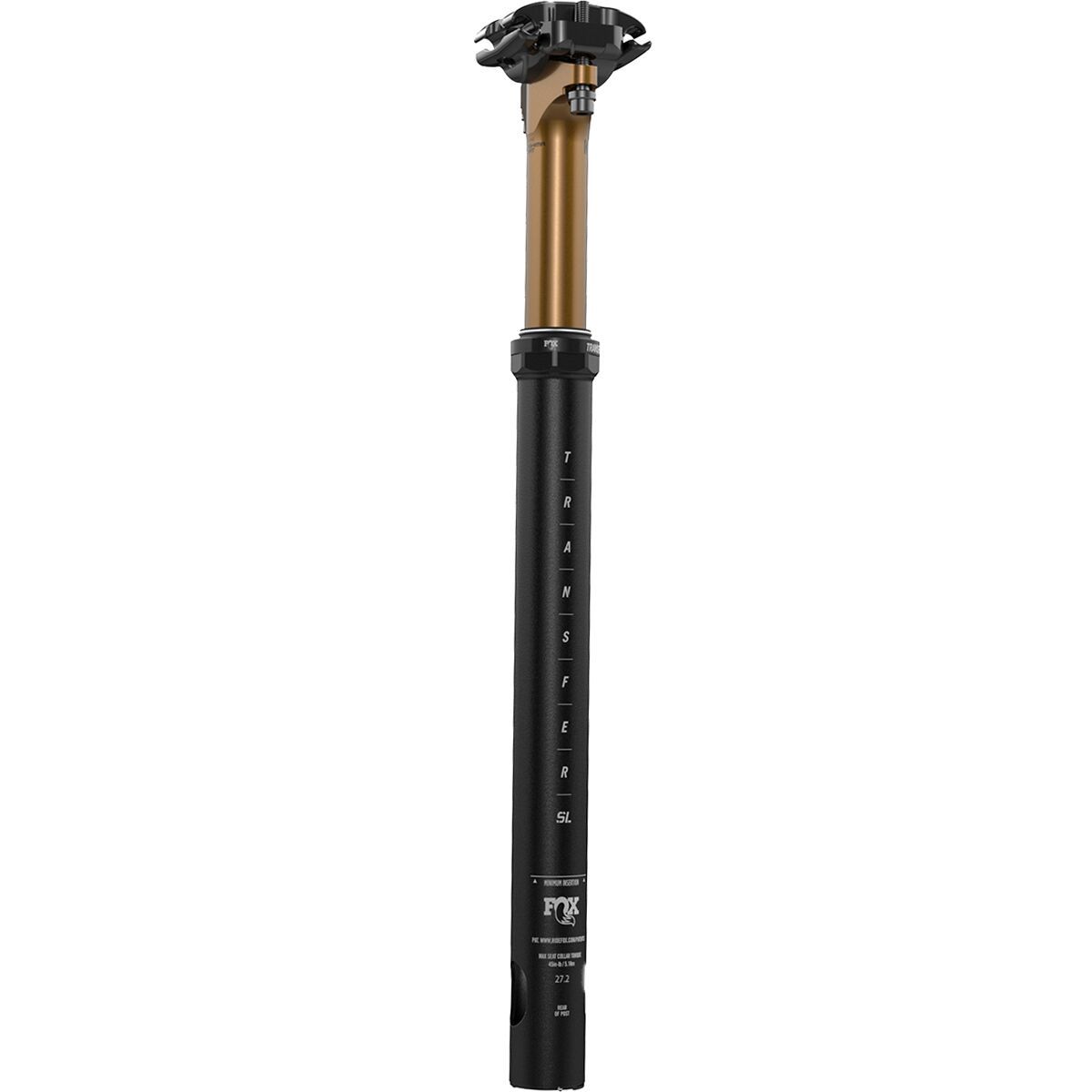 FOX Racing Shox Transfer SL 27.2 Factory Dropper Seatpost Black, 27.2x50mm Travel