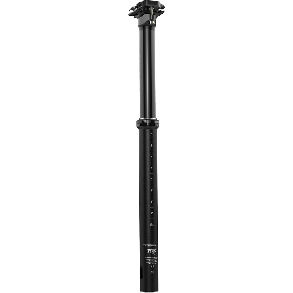 FOX Racing Shox Transfer SL Performance Elite Dropper Seatpost Black, 30.9x75mm Travel