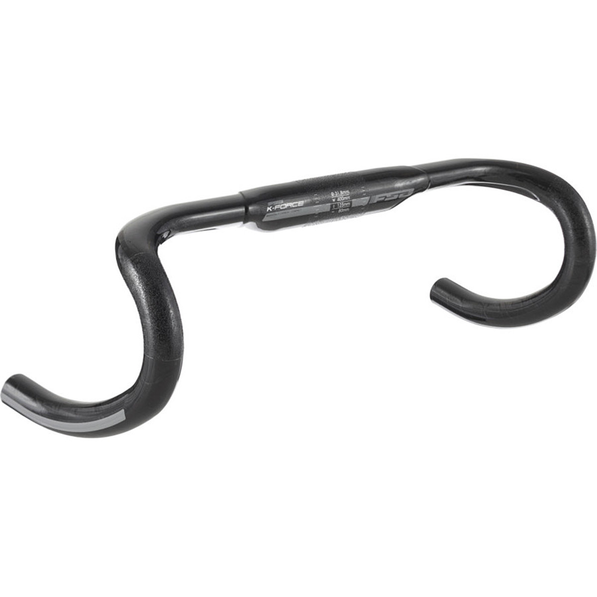 FSA K-Force Compact Handlebar Carbon/Grey, 31.8x40cm