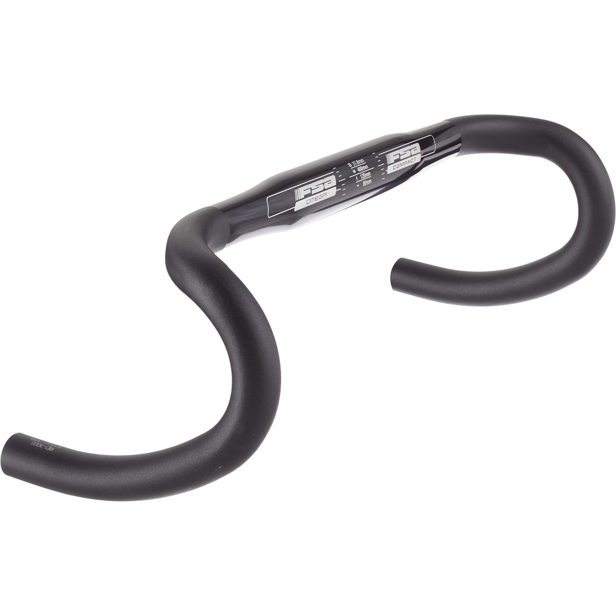 Fsa FSA Omega Compact Road Handlebar Black, 42cm