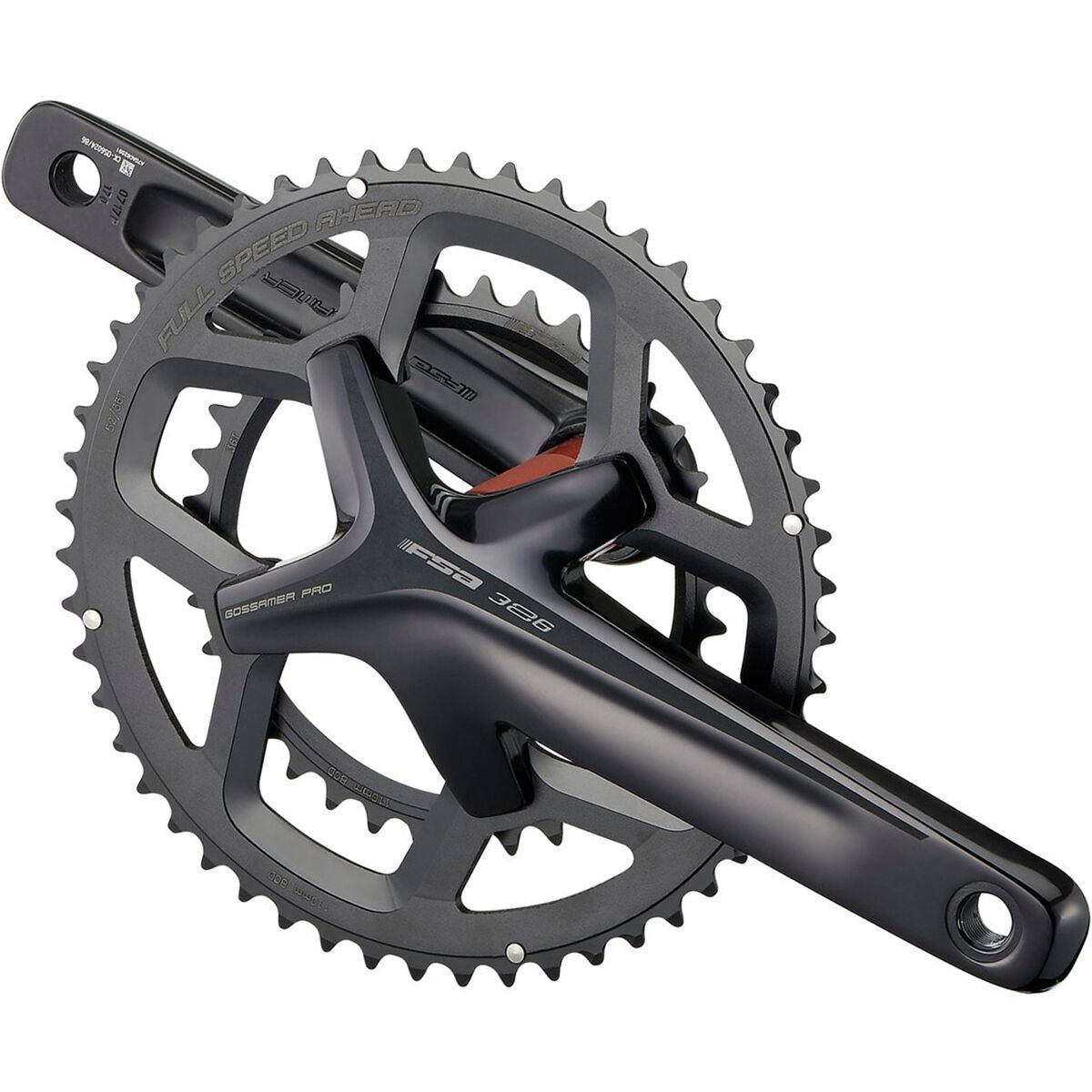 FSA Gossamer Pro 386EVO ABS Adventure Crankset Black, 175mm, 32/48t