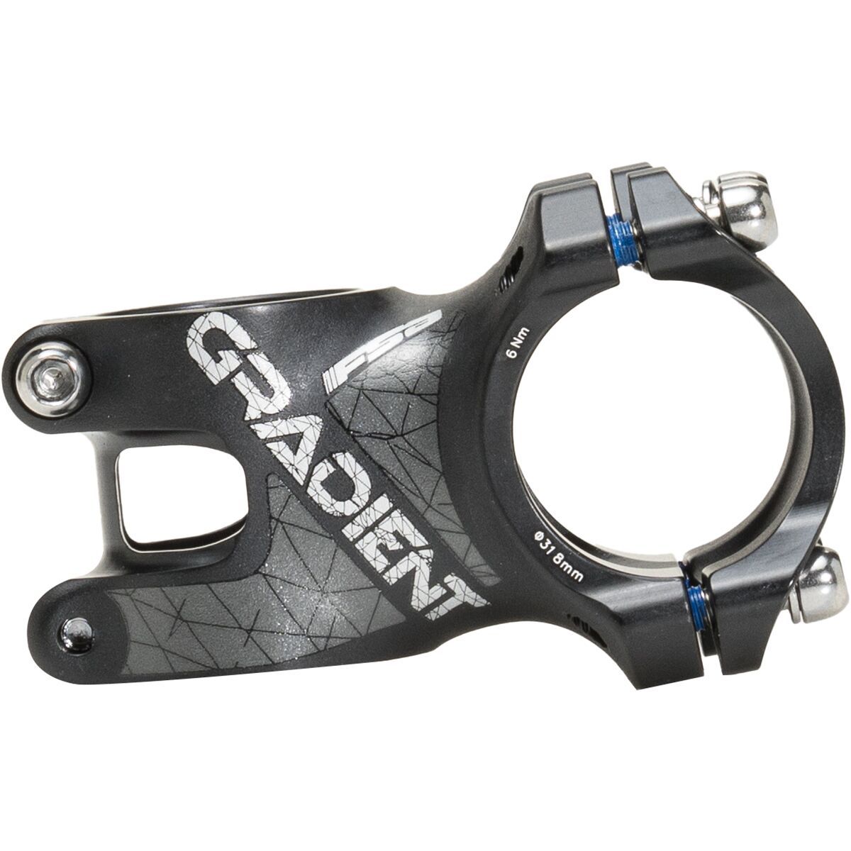 Fsa FSA Gradient 31.8mm Stem Black, 31.8x45mm, 6-Deg