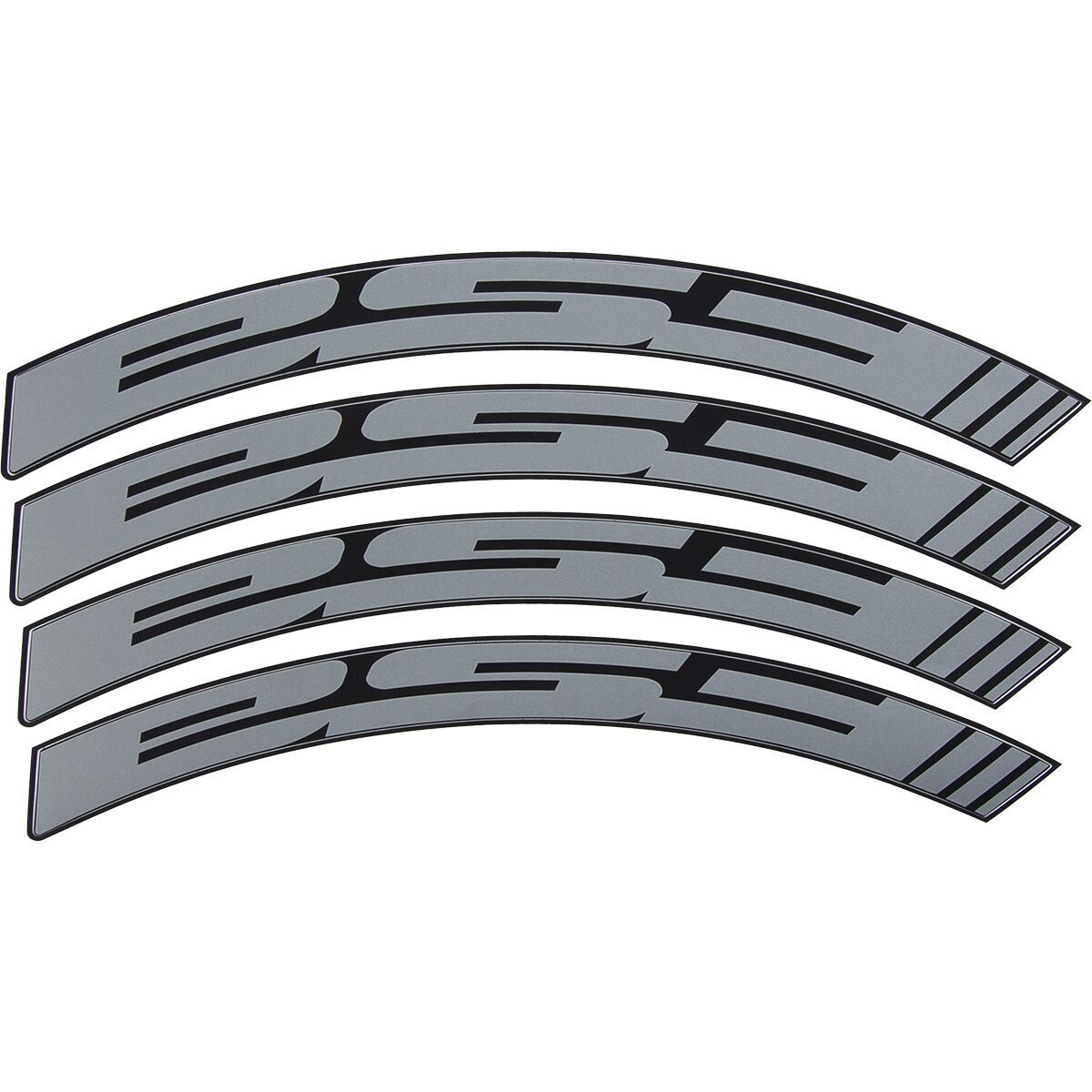 Fsa FSA Gradient 29in Team Decal Kit Silver Logo, One Size