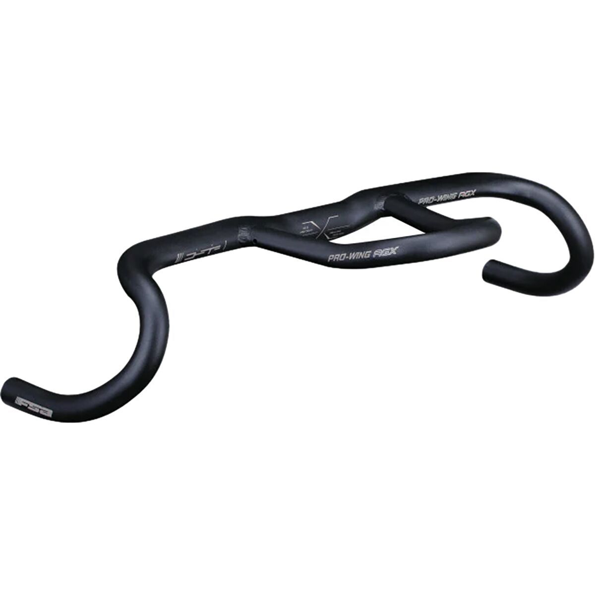 Fsa FSA Pro-Wing AGX Loop Alloy Handlebar Black, 31.8x44mm