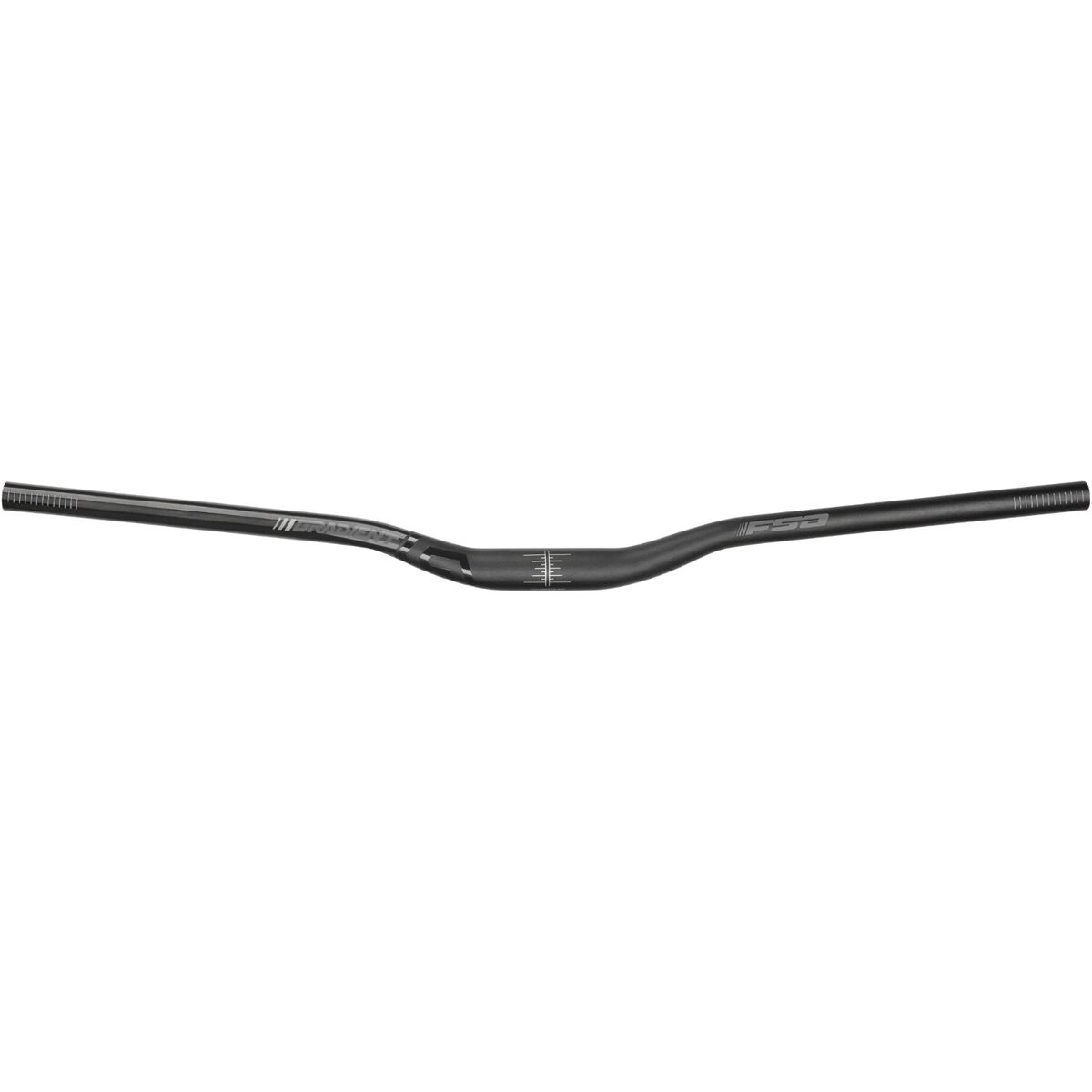 FSA Gradient Alloy Riser Handlebar Black, 31.8x800mm, 25 Rise