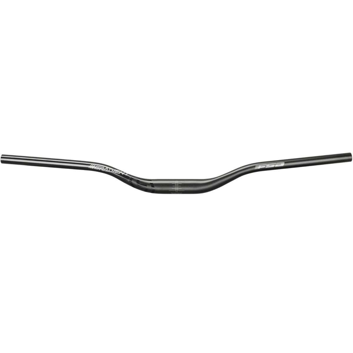 FSA Gradient Alloy Riser Handlebar Polished Ano Black, 35x800mm, 25mm rise
