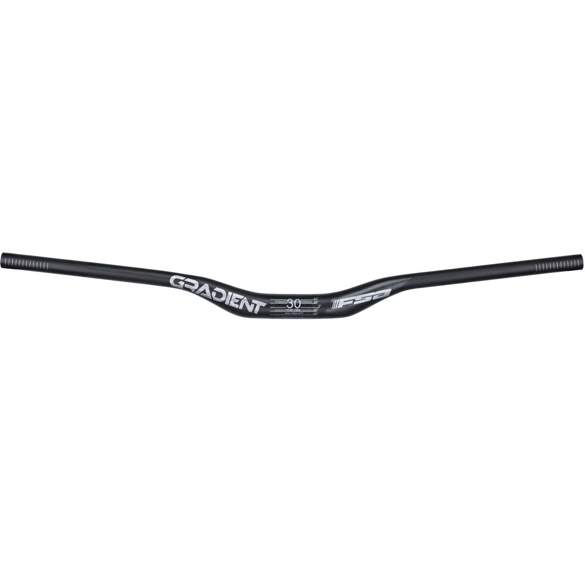 FSA Gradient Carbon Riser Handlebar Black, 31.8x800mm, 30mm rise