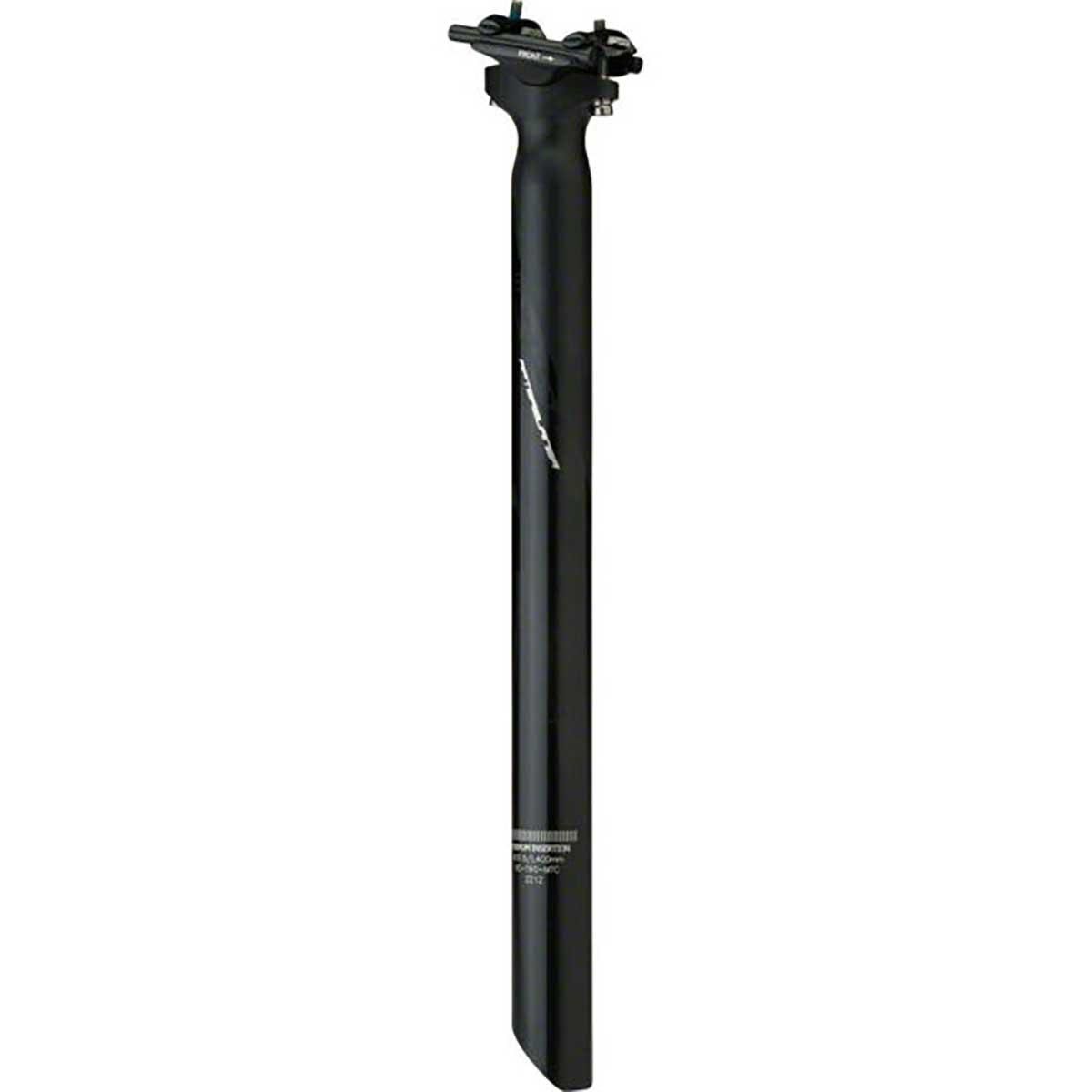 FSA Xc-190 Alloy Seatpost Black, 31.6x400mm, SB 0mm