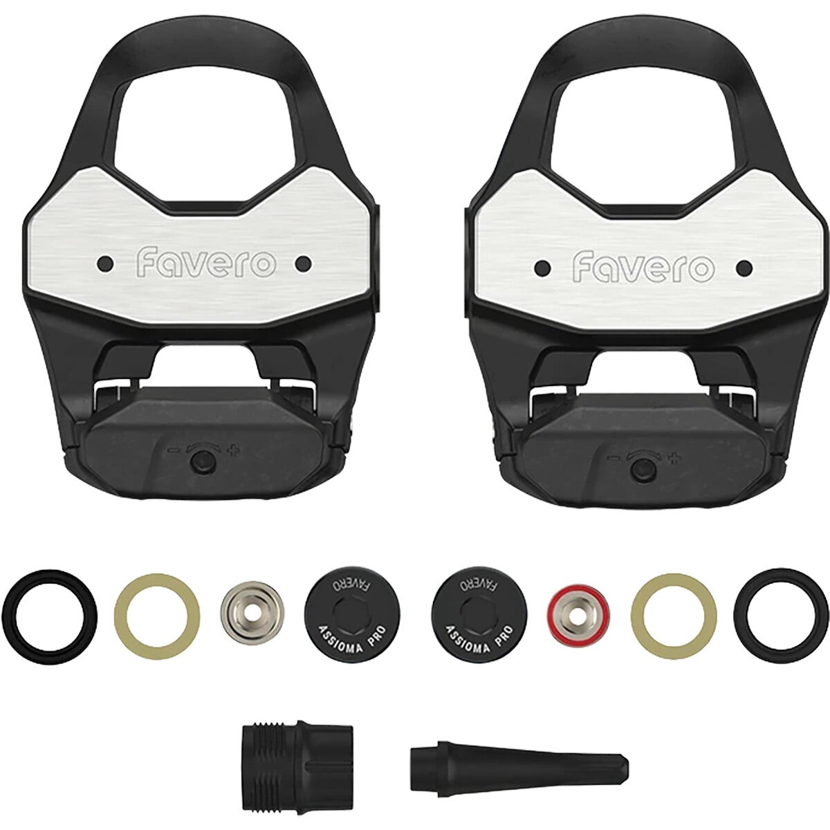 Favero Favero Assioma PRO RL-2 Pedals Black/Silver, Dual Sided Power Pedals - $859.00 at Competitive Cyclist
