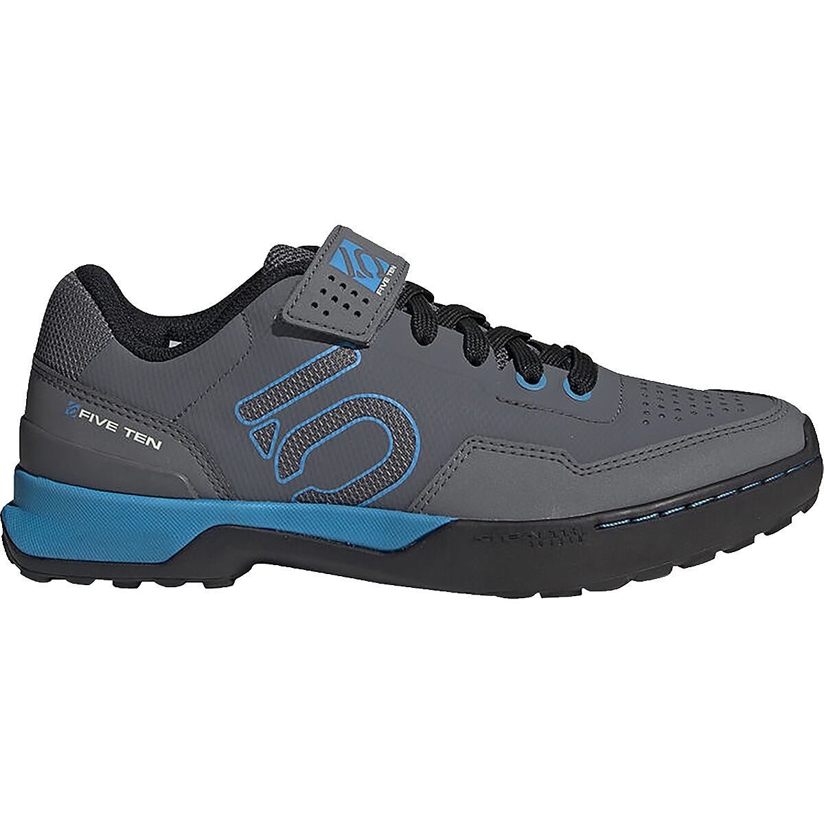 Five Ten Kestrel Lace-Up Cycling Shoe - Women's Grey Five/Shock Cyan/Black, 8.0