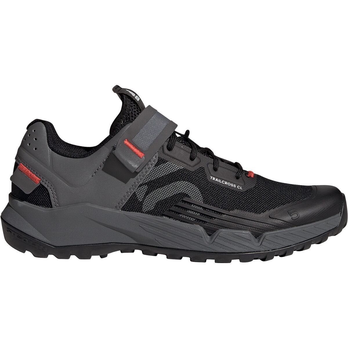 Five Ten Five Ten Trailcross Clip-In Cycling Shoe - Women's Core Black/Grey Three/Red, 7.5