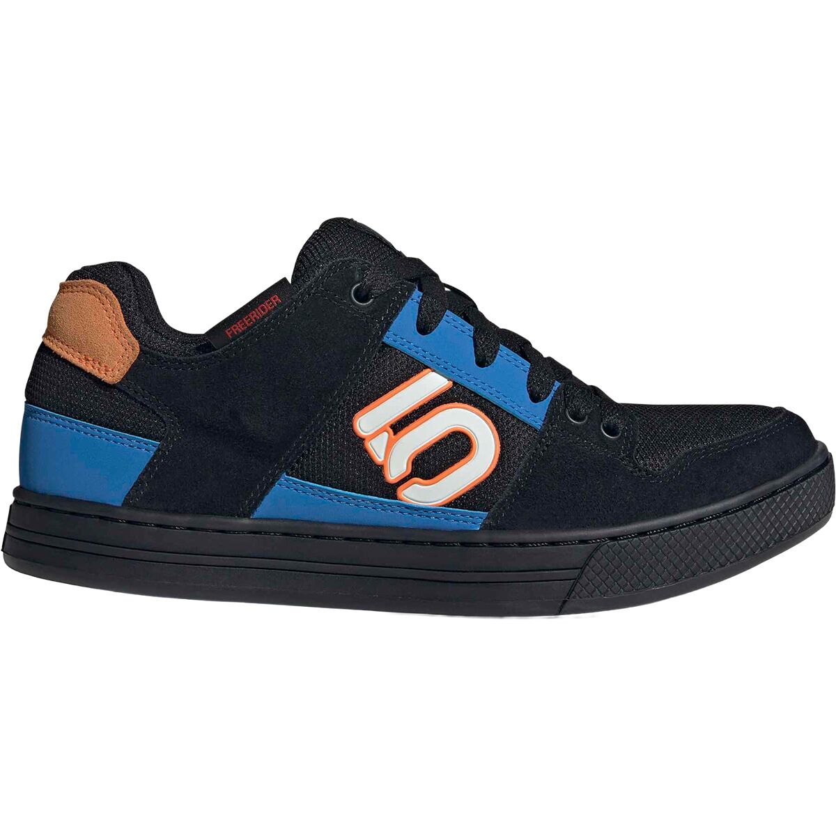 Five Ten Freerider Cycling Shoe - Men's Core Black/Off White/Ray Blue, 9.5
