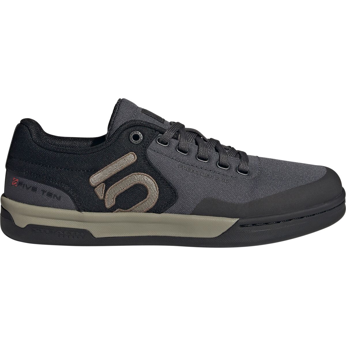 Five Ten Freerider Pro Canvas Cycling Shoe - Men's Grey Six/Silver Pebble/Core Black, 7.0