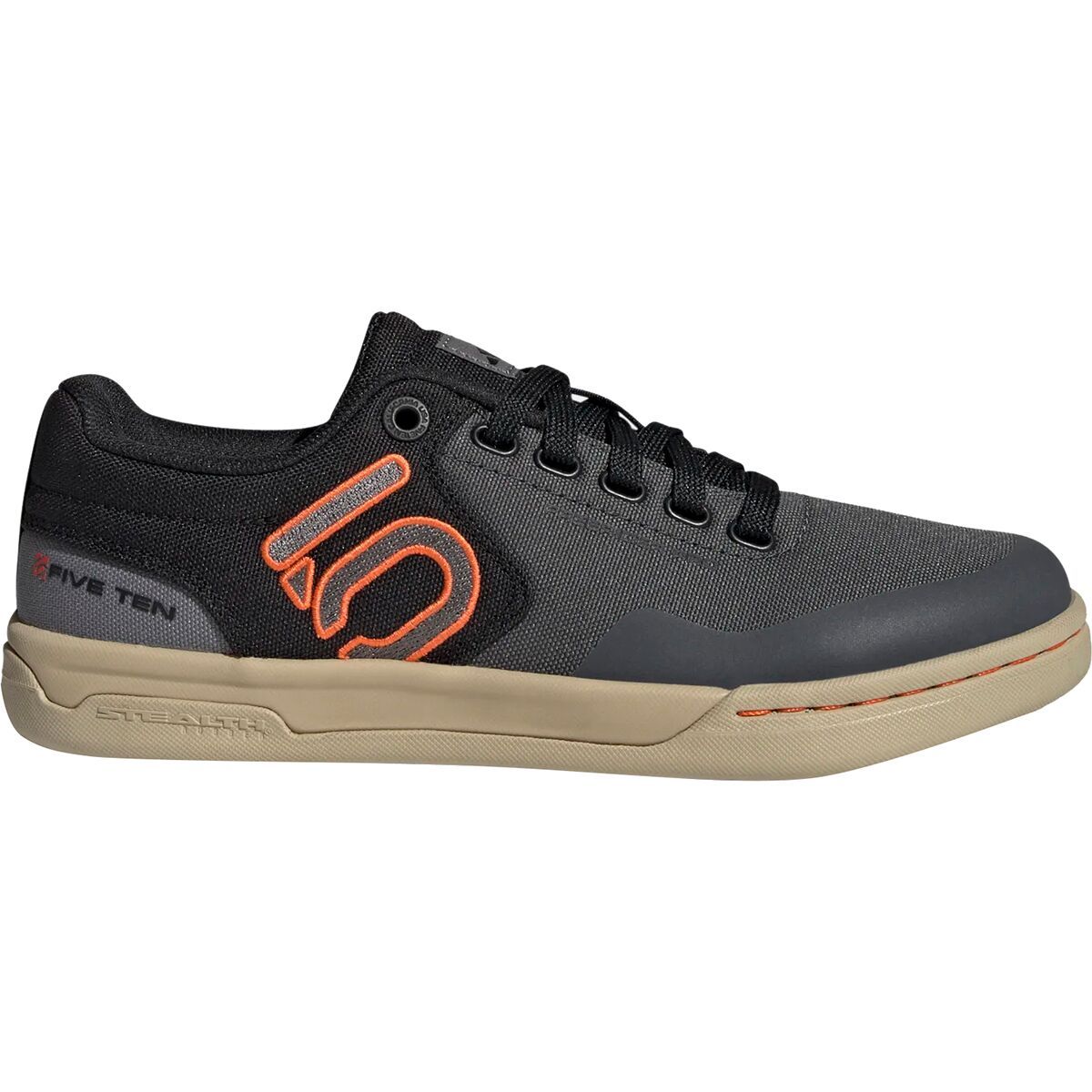 Five Ten Five Ten Freerider Pro Canvas Cycling Shoe - Women's Grey Six/Grey Four/Impact Orange, 6.5