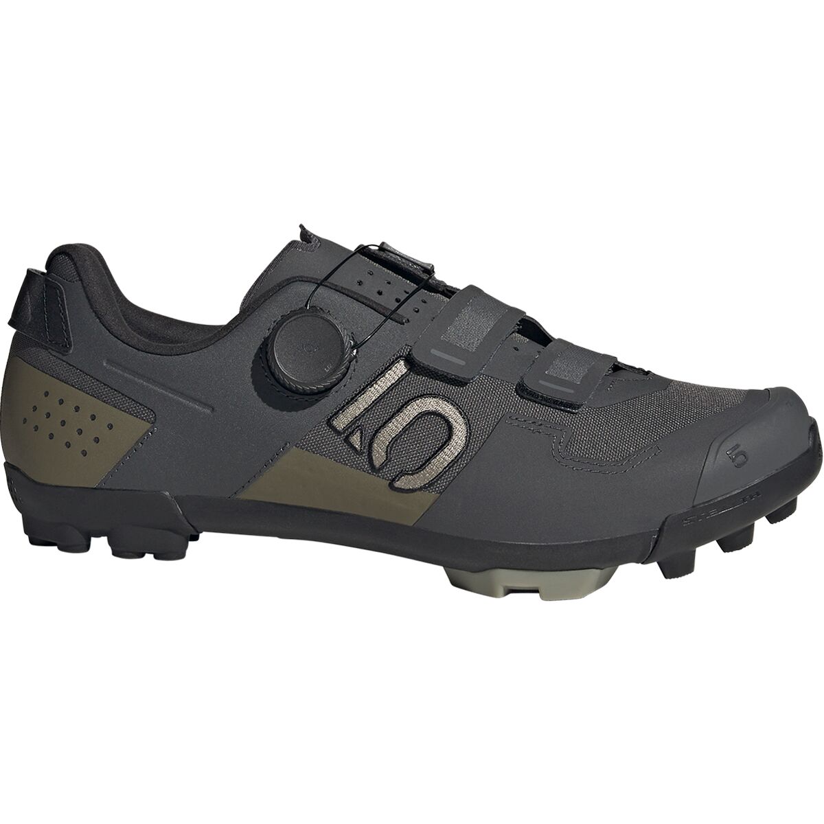 Five Ten Kestrel BOA Mountain Bike Shoe - Men's Grey Six/Silver Pebble/Olive Strata, 7.5