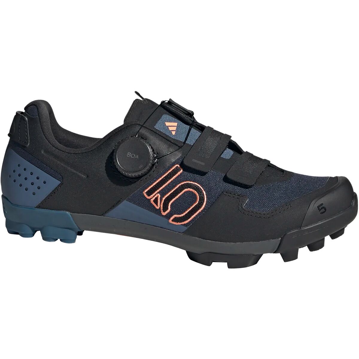 Five Ten Kestrel BOA Mountain Bike Shoe - Women's Legend Ink/Core Black/Coral Fusion, 8.0