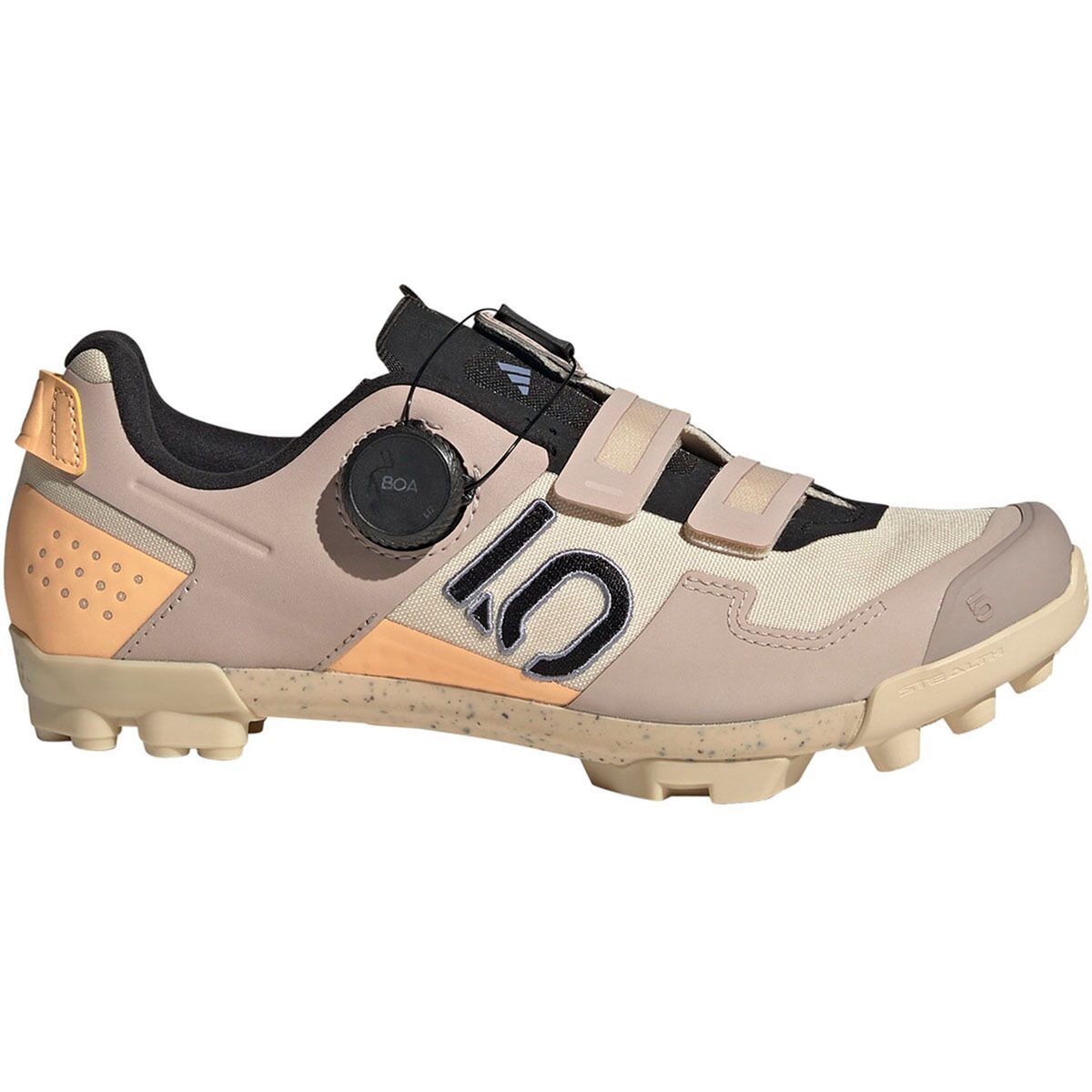 Five Ten Five Ten Kestrel BOA Mountain Bike Shoe - Women's Sand Strata/Silver Violet/Acid Orange, 8.5
