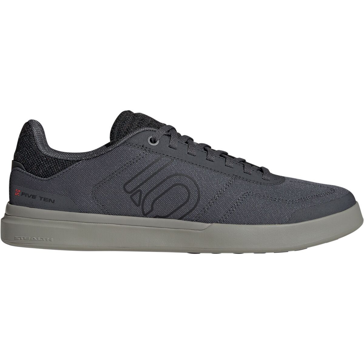 Five Ten Five Ten Sleuth DLX Canvas Cycling Shoe - Men's Grey Six/Core Black/Olive Strata, 10.5